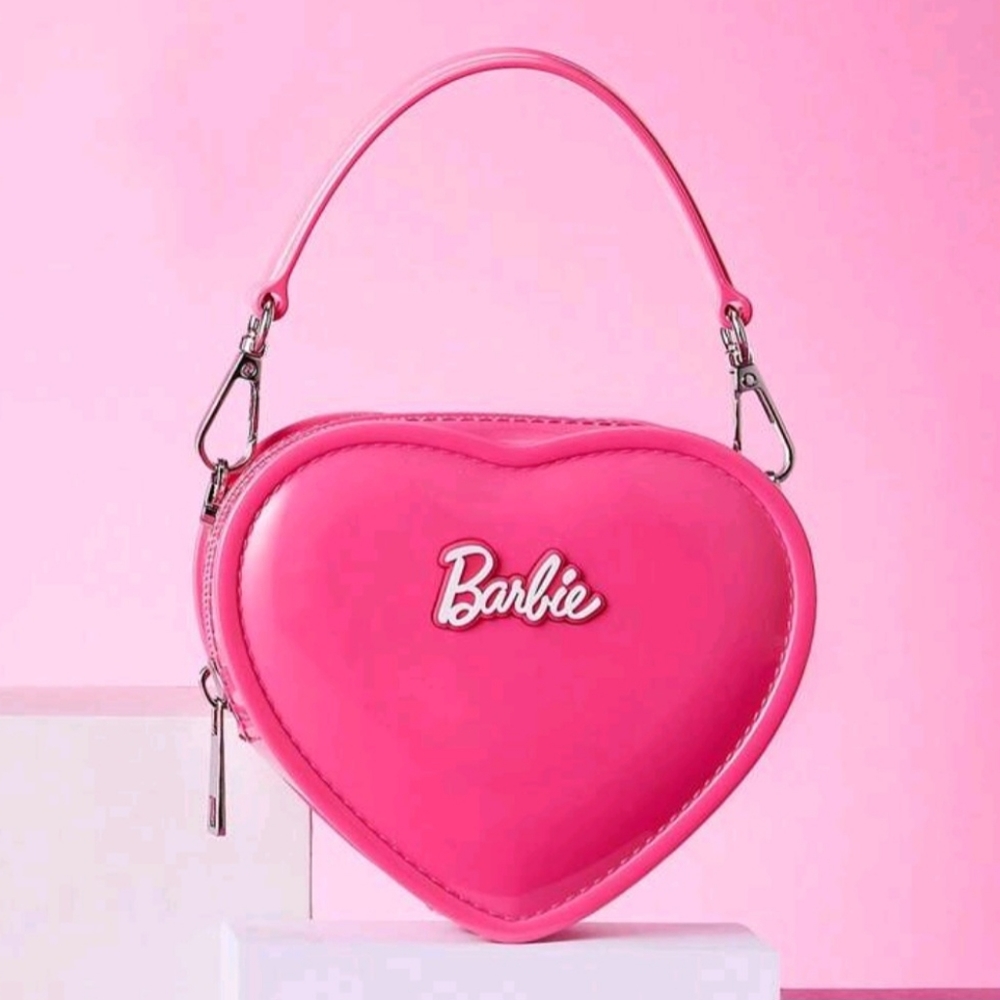 Barbie × Miniso Barbie Series Small Jelly Heart Bag With Detachable Strap - Picture 7 of 15